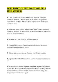 CCHT PRACTICE TEST SOLUTIONS 2026 FULL ANSWERS