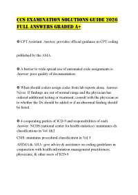 CCS EXAMINATION SOLUTIONS GUIDE 2026 FULL ANSWERS GRADED A+