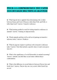 PSYCH 515 COMPREHENSIVE TEST PAPER 2026 DETAILED SOLUTIONS GUARANTEED