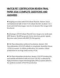 NMTCB PET CERTIFICATION REVIEW FINAL PAPER 2026 COMPLETE QUESTIONS AND ANSWERS