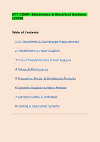 ATT COMP: Electronics & Electrical Systems (2026)