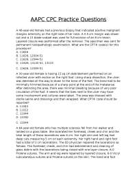 AAPC CPC Practice Questions