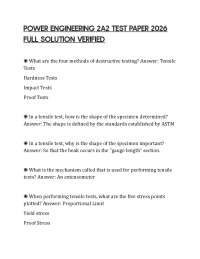POWER ENGINEERING 2A2 PRACTICE PAPER 2026 COMPLETE SOLUTIONS