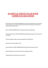 Special Points Exam PA PDF – Questions with Verified Answers for Exam Preparation