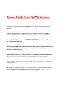 Special Points Exam PA PDF – Questions with Verified Answers for Exam Preparation