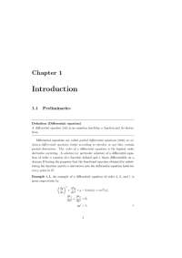 Introduction to Differential Equations: Fundamental Concepts and Basic Methods