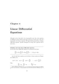 Linear Differential Equations: Theory, Methods, and Solved Problems