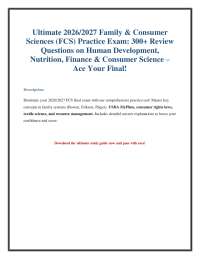 2026/2027 FCS Final Exam Prep & Practice Test