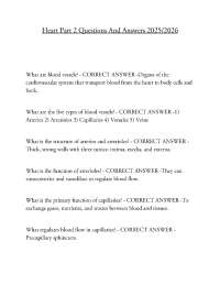 Heart Part 2 Questions And Answers 2025/2026