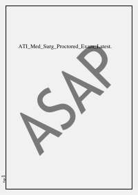 ATI_Med_Surg_Proctored_Exam_Latest.