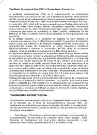 VIH tratamiento y prevención
