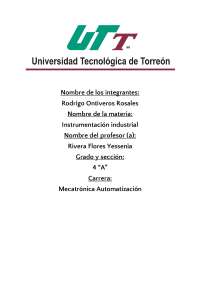 descripcion de sensores