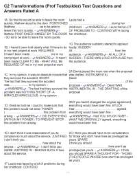C2 Transformations (Prof Testbuilder) Test Questions