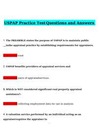 USPAP Practice Test Questions & Answers PDF | Exam Prep 2026