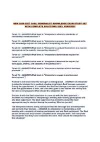 NEW 2026-2027 CASLI GENERALIST KNOWLEDGE EXAM STUDY SET WITH COMPLETE SOLUTIONS