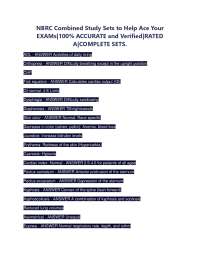 NBRC Combined Study Sets to Help Ace Your EXAMs|100% ACCURATE and Verified|RATED