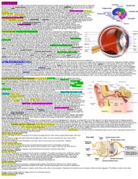 Anatomy and Physiology 25-26 Science Olympiad Cheat Sheet