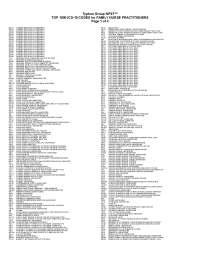 ICD CODES FOR FAMILY HEALTH