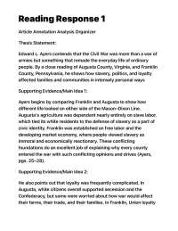 Article Annotation Analysis Organizer