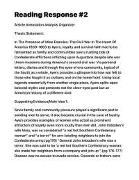 Article Annotation Analysis Organizer
