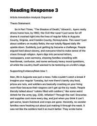Article Annotation Analysis Organizer