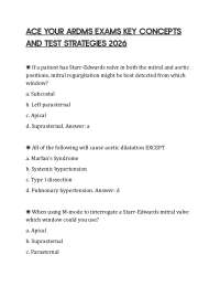 ACE YOUR ARDMS EXAMS KEY CONCEPTS AND TEST STRATEGIES 2026