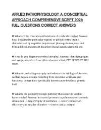 APPLIED PATHOPHYSIOLOGY A CONCEPTUAL APPROACH COMPREHENSIVE SCRIPT 2026 FULL QUESTIONS COR