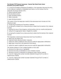 The Ultimate TCFP Hazmat Awareness / Hazmat Ops Study Guide Actual Questions and verified