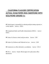 CALIFORNIA FLAGGER CERTIFICATION ACTUAL EXAM PAPER 2026 QUESTIONS WITH SOLUTIONS GRADED A+