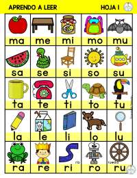 Aprendo a leer, volumen 1