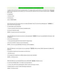 FNAN 522 ADVANCED FINANCIAL MANAGEMENT TEST