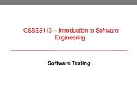 Lecture For Softwere Engineering
