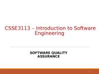 Lecture For Softwere Engineering