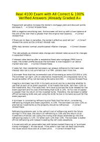 Real 4100 Exam with All Correct & 100% Verified Answers |Already Graded A+
