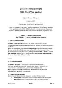 Concorso Polizia di Stato 1000 Allievi Vice Ispettori - RIASSUNTO LIBRO