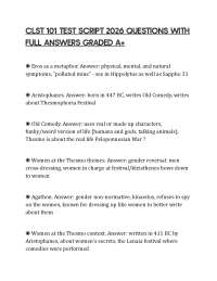 CLST 101 TEST SCRIPT 2026 QUESTIONS WITH FULL ANSWERS GRADED A+