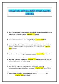 NURS 204 FINAL EXAM QUESTIONS WITH 100% ACCURATE SOLUTIONS