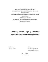 Leyes sobre la gestión y administración de cuidados del profesional de Fisioterapia