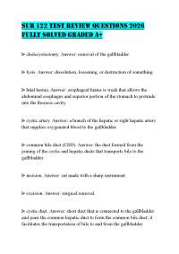 SUR 122 TEST REVIEW QUESTIONS 2026 FULLY SOLVED GRADED A+
