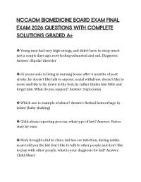 NCCAOM BIOMEDICINE BOARD EXAM COMPREHENSIVE REVIEW 2026 QUESTIONS AND DETAILED SOLUTIONS