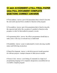 CS 6601 ASSIGNMENT 6 FALL FINAL PAPER 2026 FULL DOCUMENT COMPLETE QUESTIONS CORRECT ANSWER