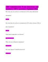 ARF Administrator Exam Questions and Answers| 100% accuracy| Updated 2026