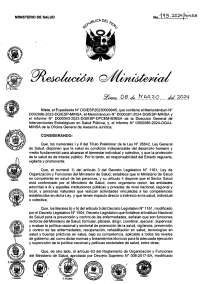 Norma técnica de salud para la atención integral de pacientes con dengue en el Perú