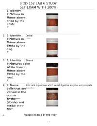 BIOD 152 LAB 6 STUDY SET EXAM WITH 100% CORRECT