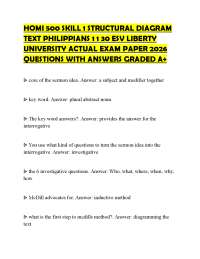 HOMI 500 SKILL 1 STRUCTURAL DIAGRAM TEXT PHILIPPIANS 1 1 30 ESV LIBERTY UNIVERSITY ACTUAL