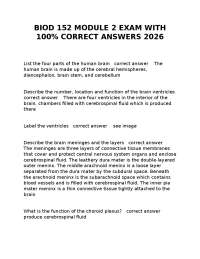 BIOD 152 MODULE 2 EXAM WITH 100% CORRECT ANSWERS 2026