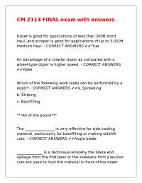 CM 2113 FINAL exam with answers