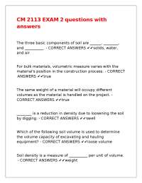CM 2113 EXAM 2 questions with answers