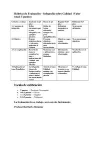 RUBRICA CALIDAD Y GESTION