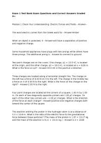 Exam 1 Test Bank Exam Questions and Correct Answers Graded A+
